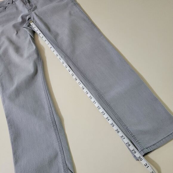 Roz & Ali Gray Straight Leg Denim Jeans - Picture 8 of 13